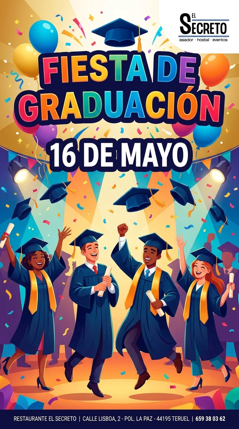 Cena Graduaciones 2026 16 Mayo